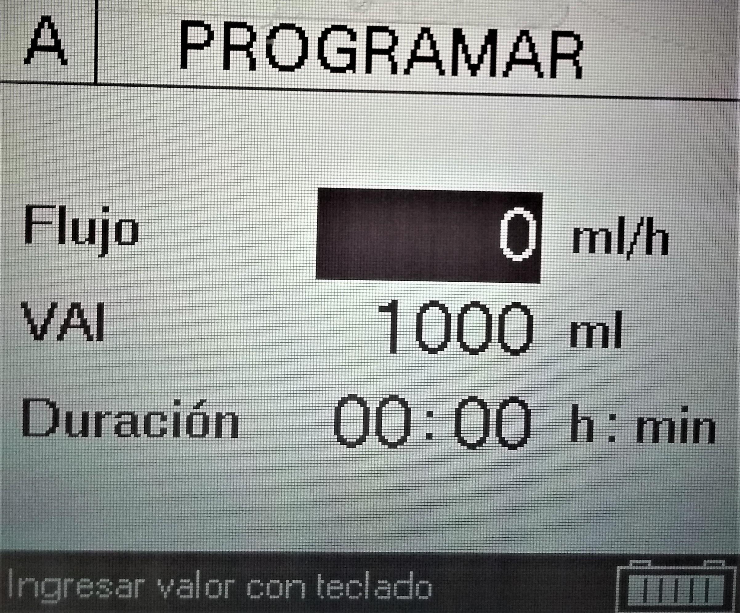 TABLERO PRINCIPAL DE LA BOMBA DE INFUSION